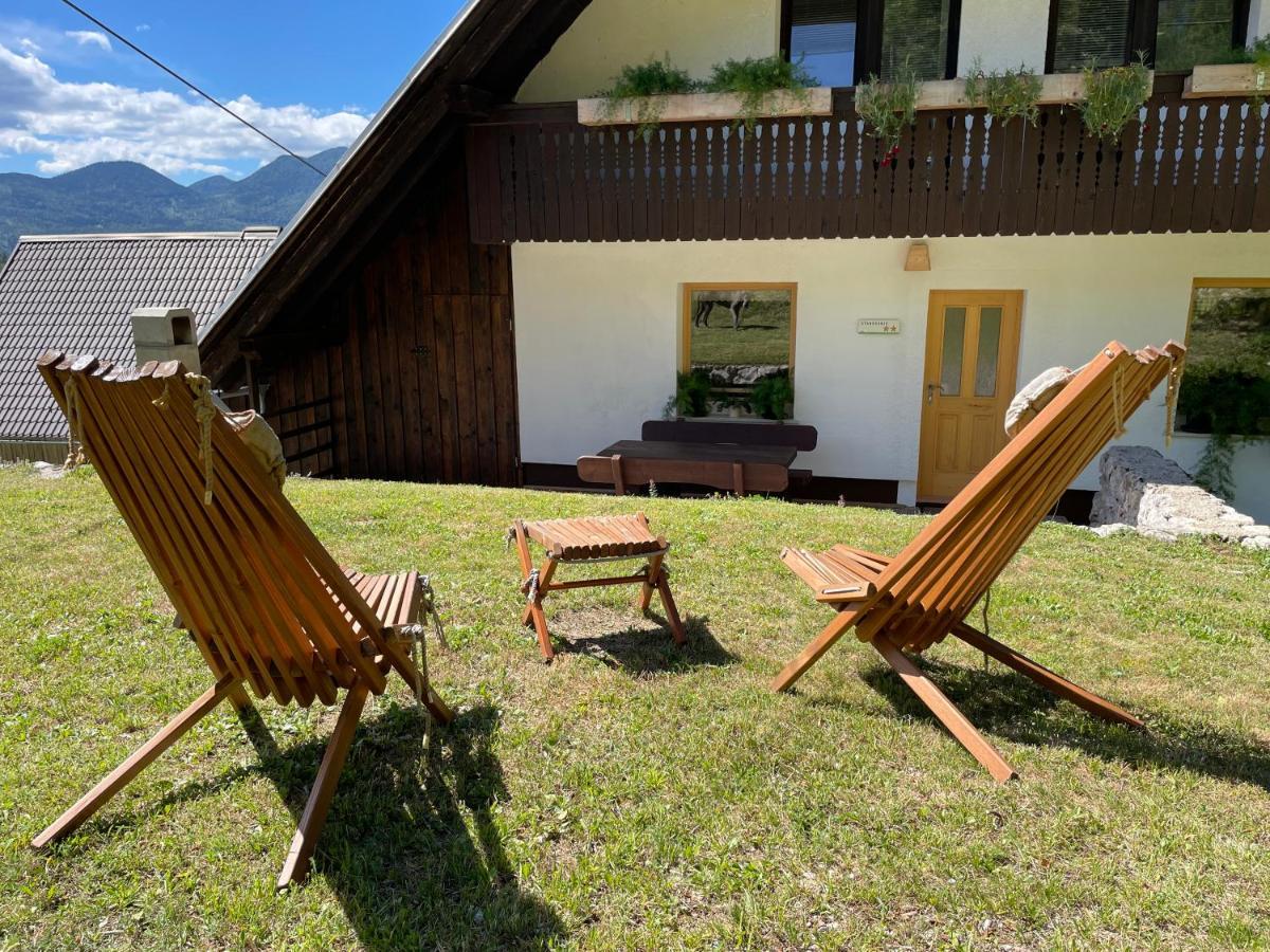 Apartma Korosec Srednja Vas v Bohinju Bagian luar foto
