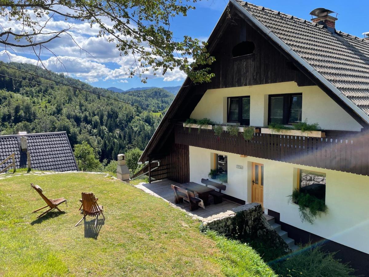 Apartma Korosec Srednja Vas v Bohinju Bagian luar foto